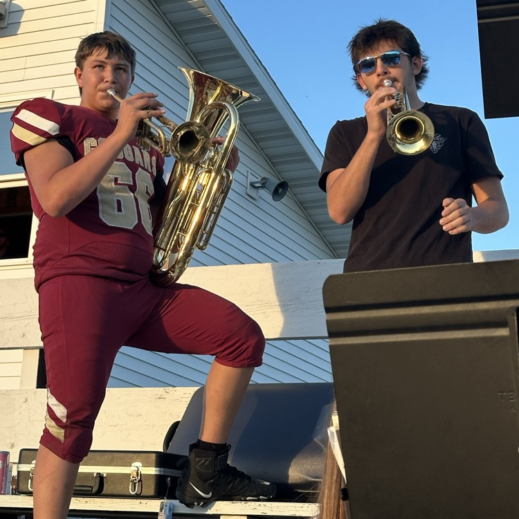 Alumni with Band!