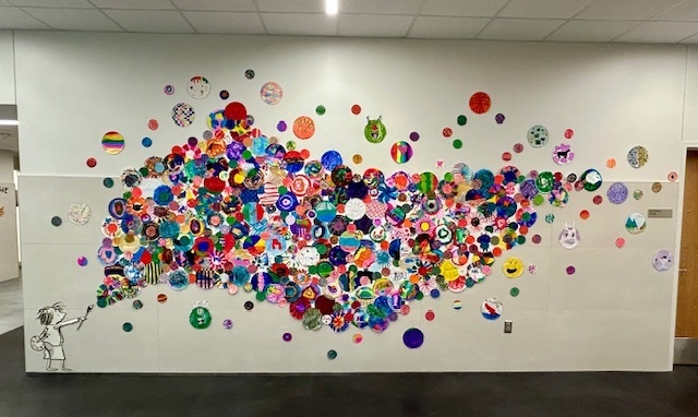 Dot display, full view