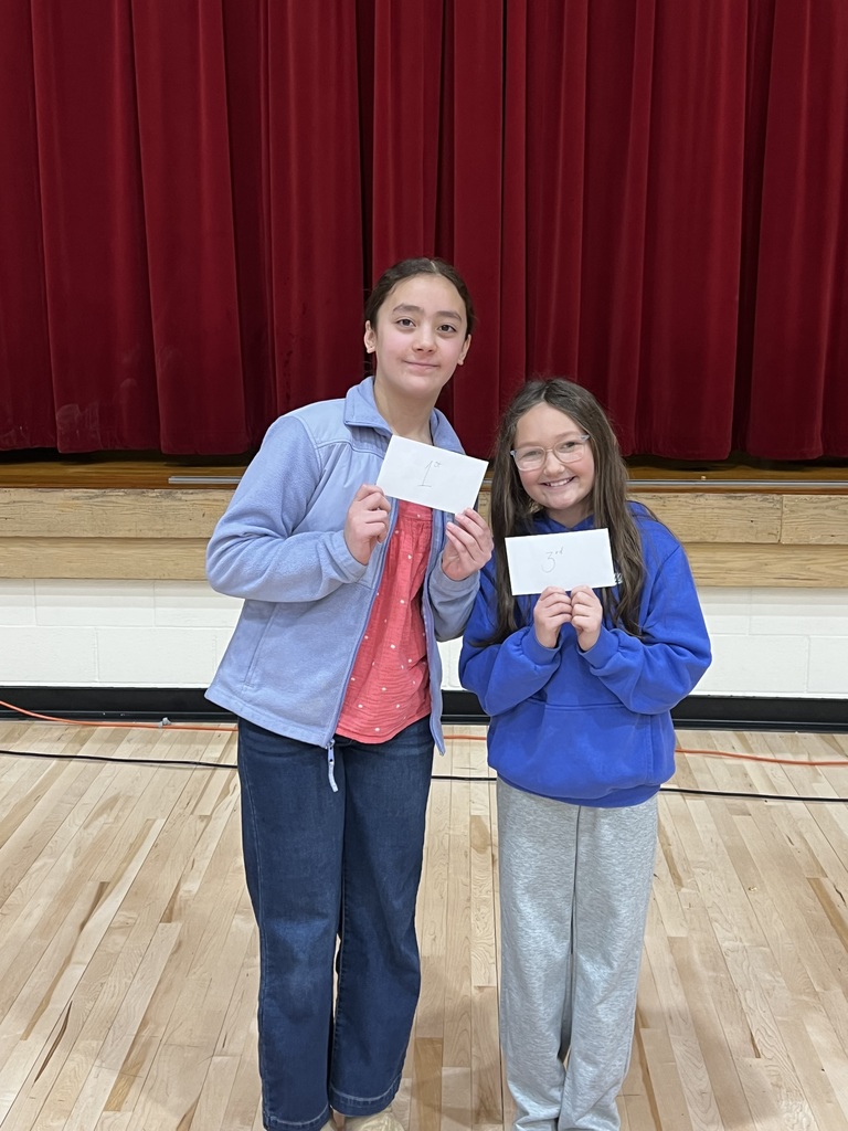 5th/6th Grade Spelling Bee Winners