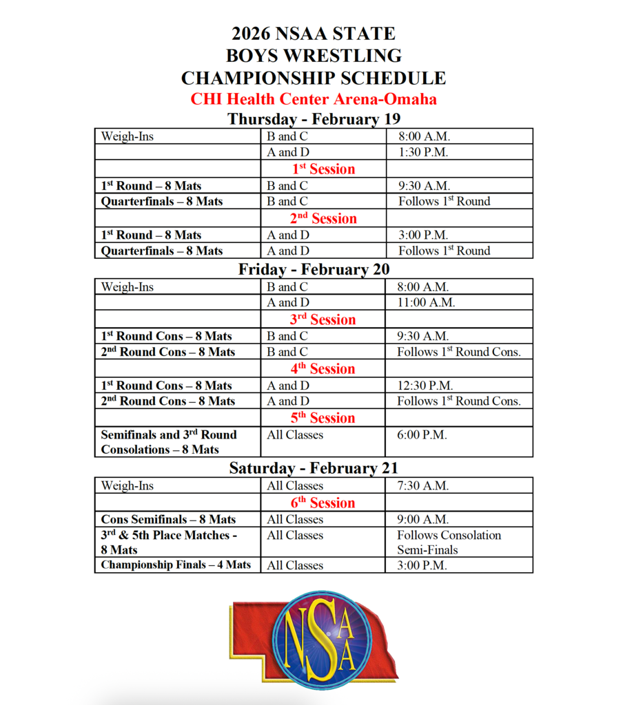 Boys Wrestling Bracket