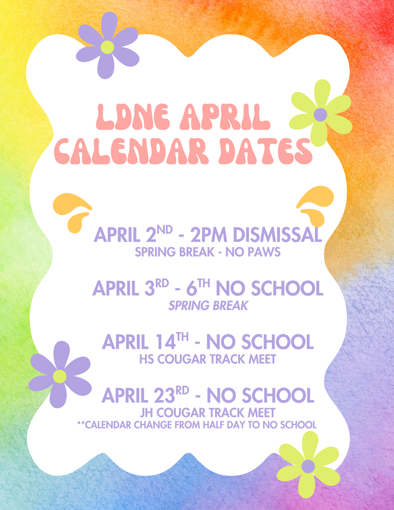 LDNE Calendar