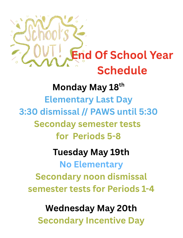 schools out