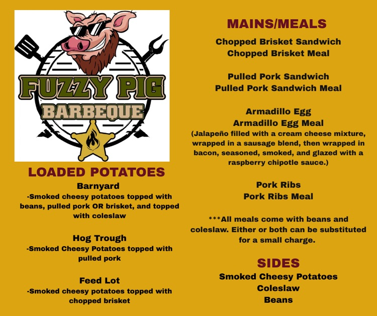 Food Truck Menu