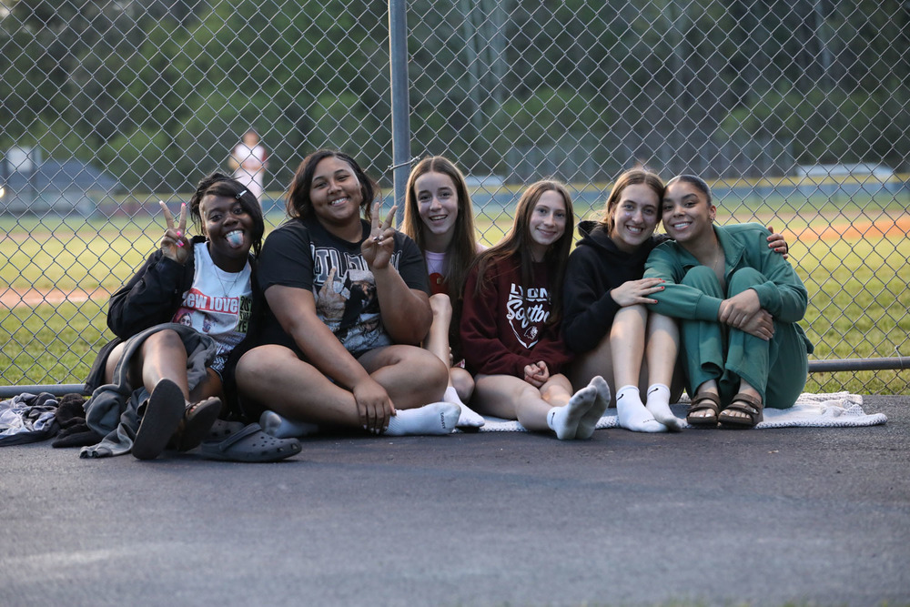 students at the game