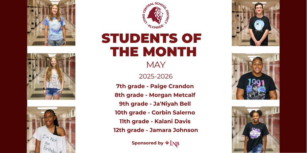 may student of the month