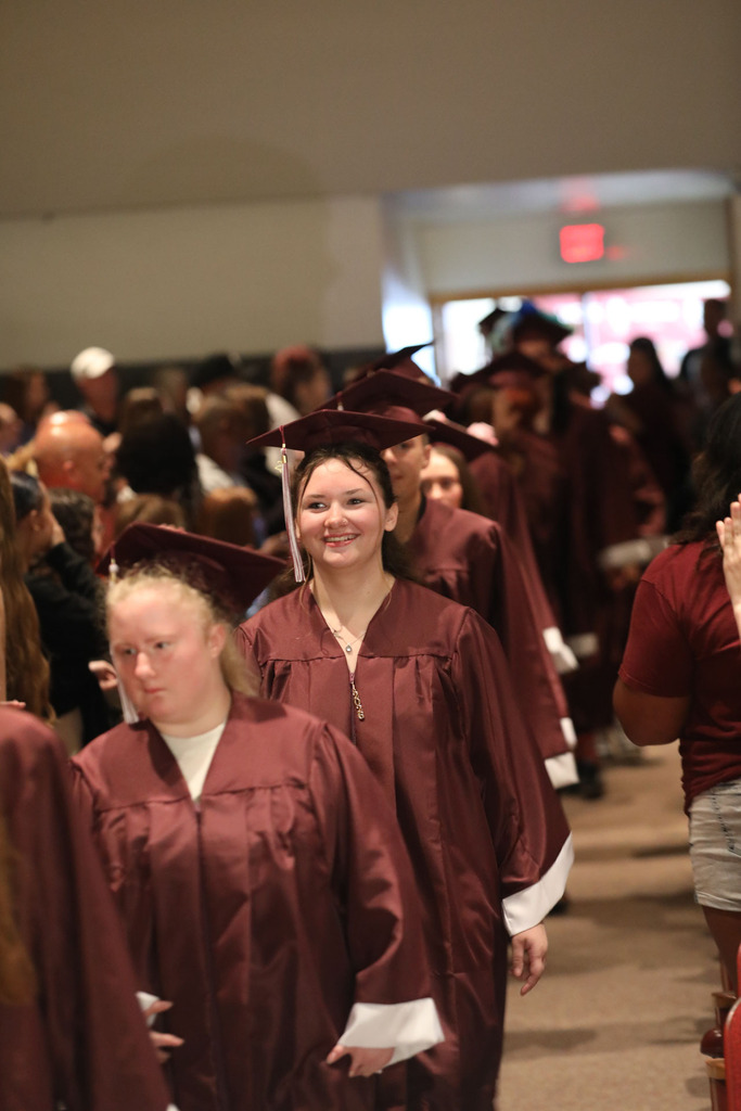 senior at cermony