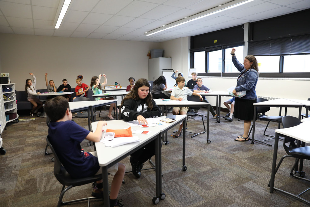 students in classroom