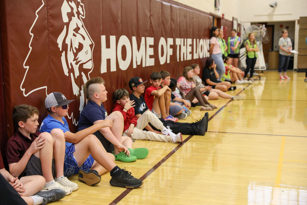 students in the gym