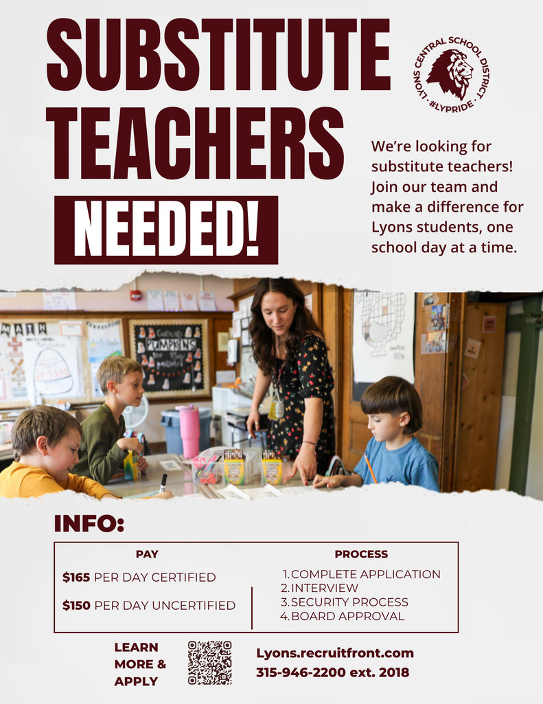 substitute teachers needed