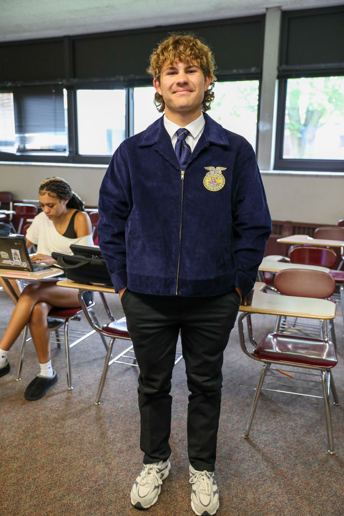 student dressed for success