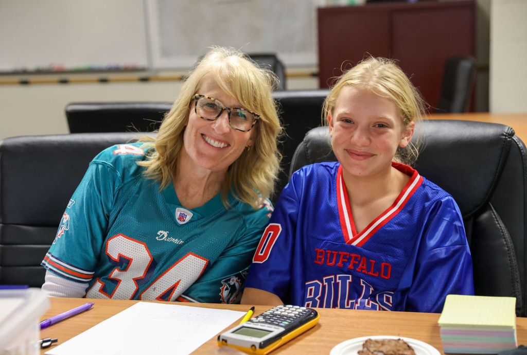 jersey with teacher