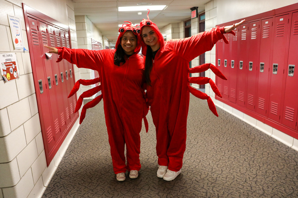 teachers dressed as lobsters