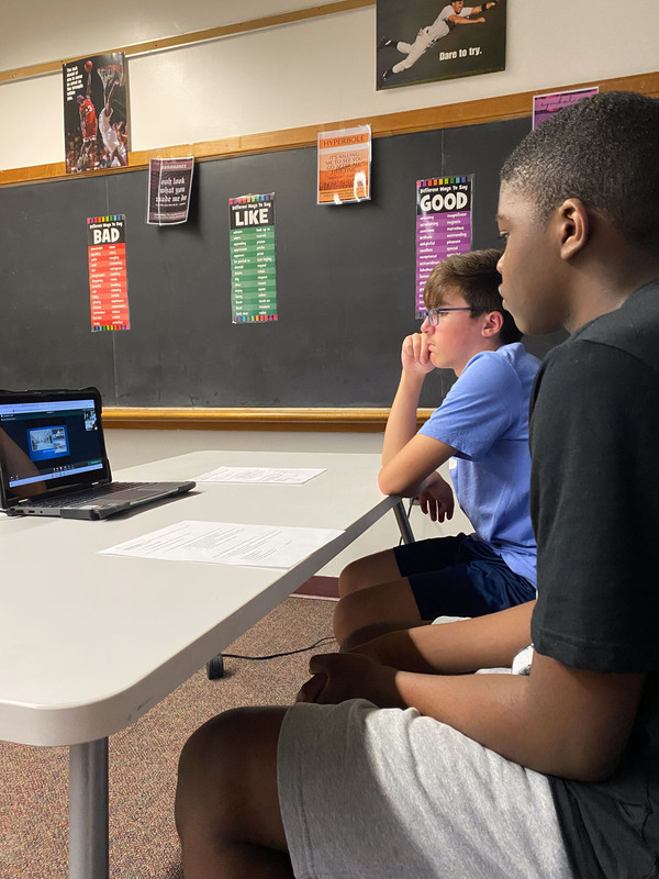 students zooming
