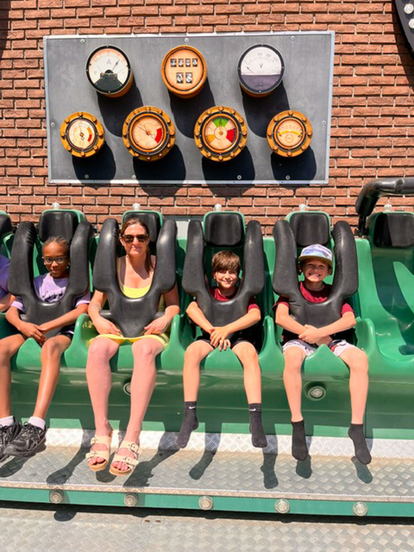 students on ride