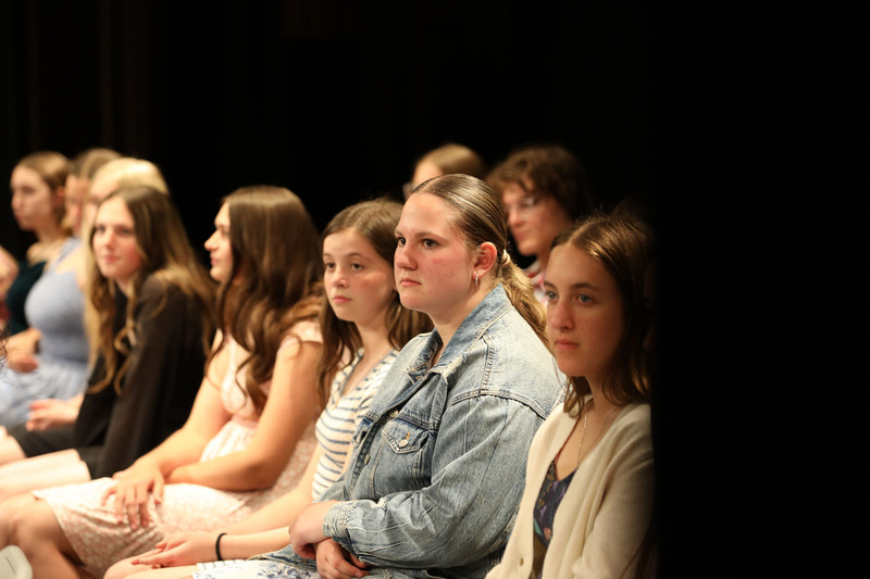 student sitting