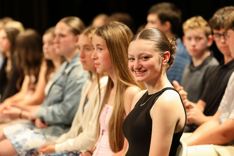 student smiling