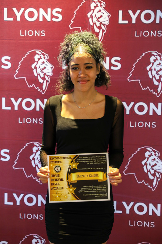 student and their award