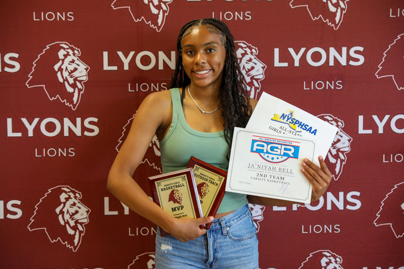 student with awards