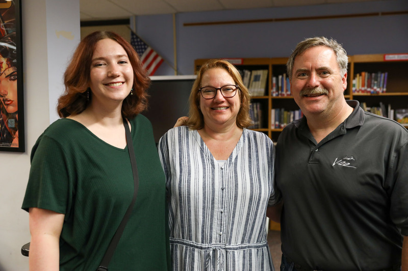 retiree and family