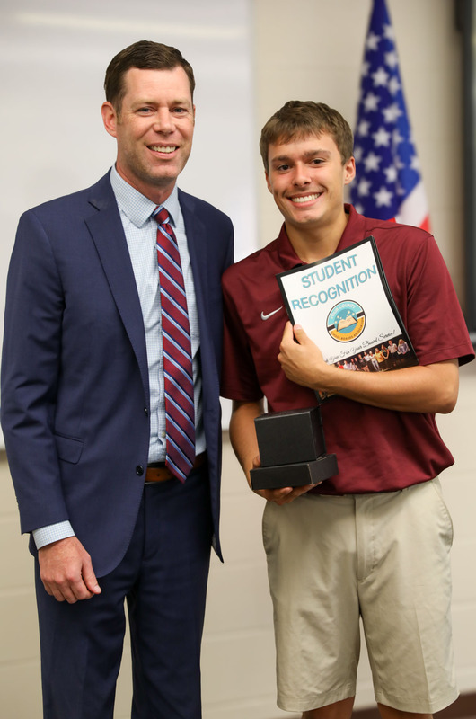 brady being honored at BOE meeting