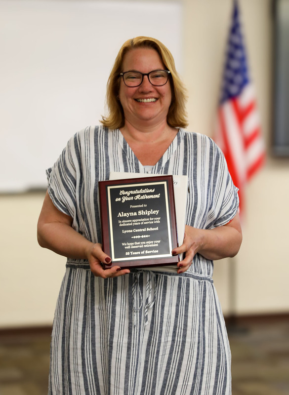 A. Shipley retirement plaque