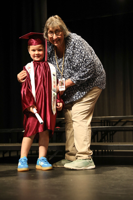Ms. petty with student