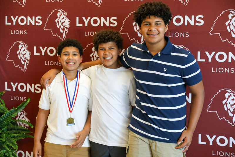 students smiling