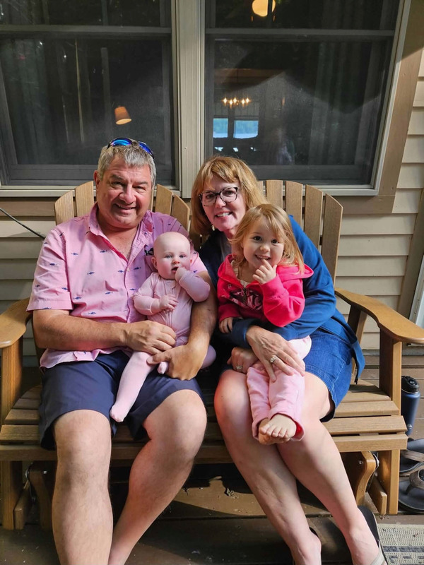 Mary with Grandchildren