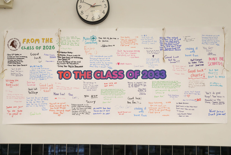 Class of 2033 signs