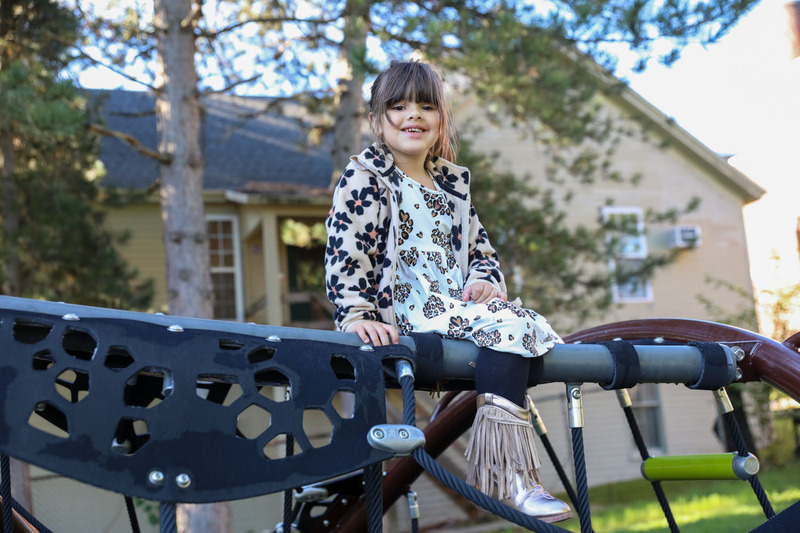 upk student on playground
