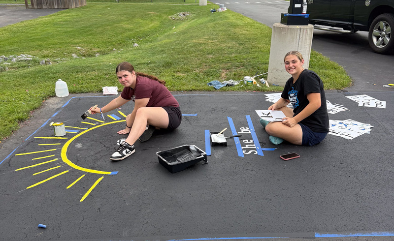 parking spots paiting