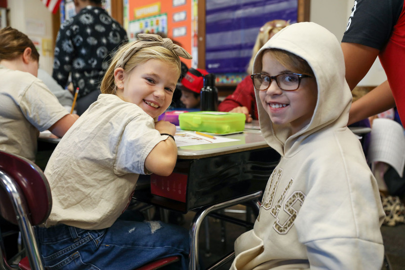 students during buddy day