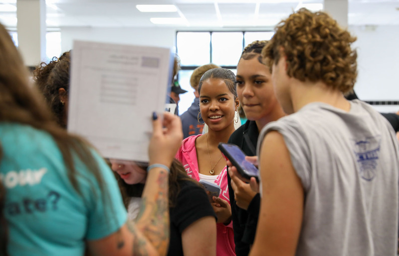 students in reliant siulator