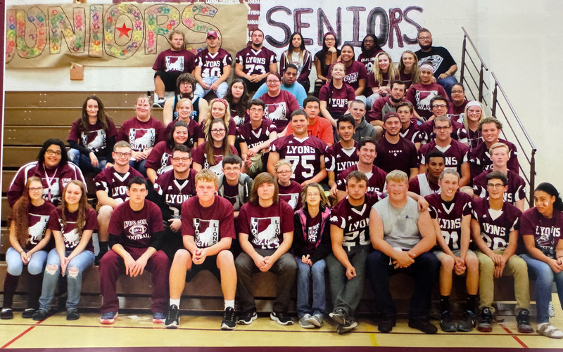 class of 2017 on the bleechers