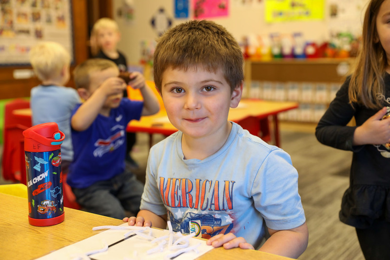 student smiling at camera