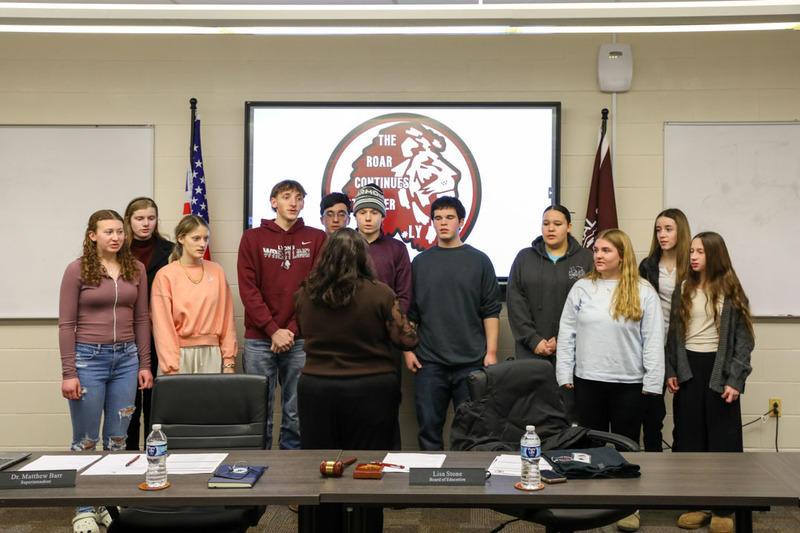 varsity choir at BOE