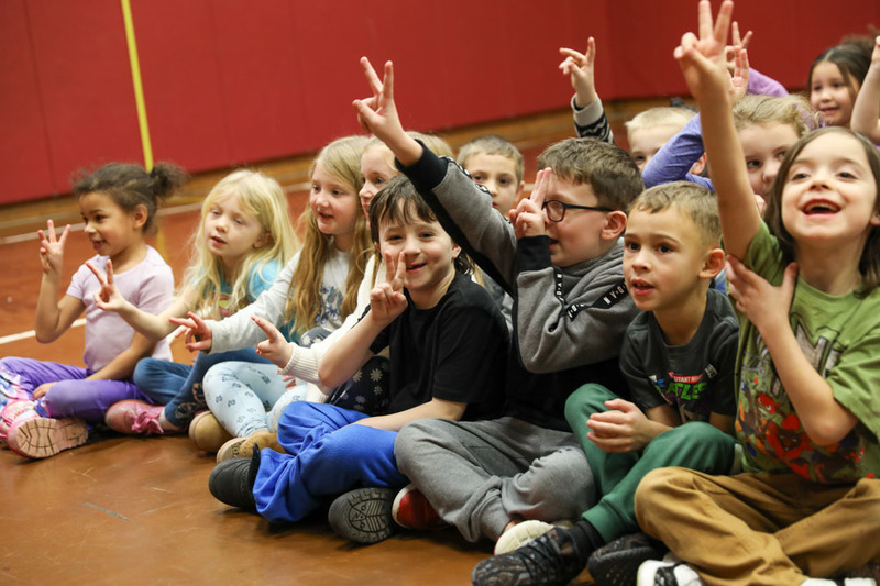 students MLK rehearsal