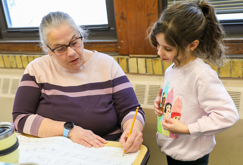 student and staff learning 