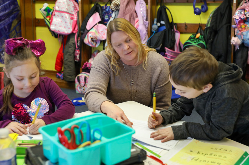 mrs. sandore and student