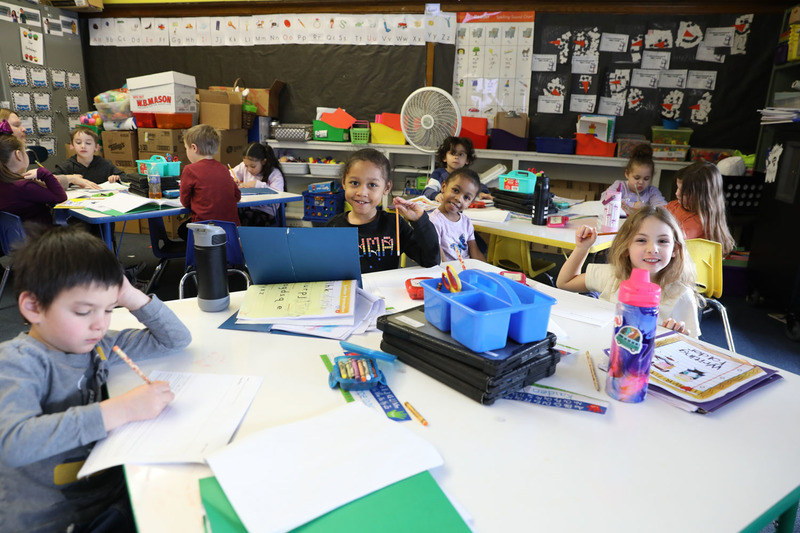 kindergarten students