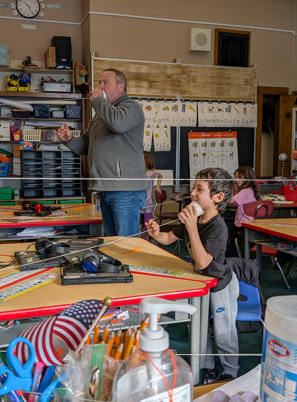 mr. askin with students