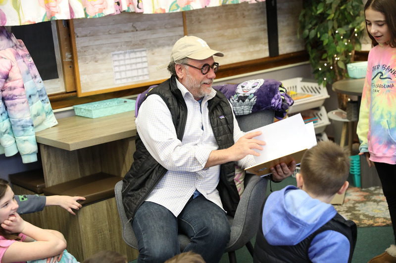 mr. poole receiving his book