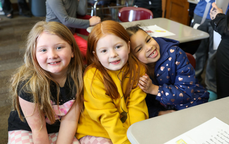 students during buddy program