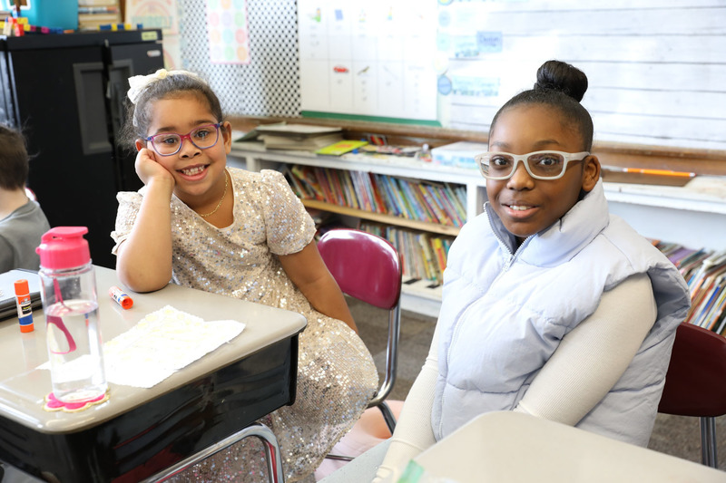 big and littles engaging in buddy program