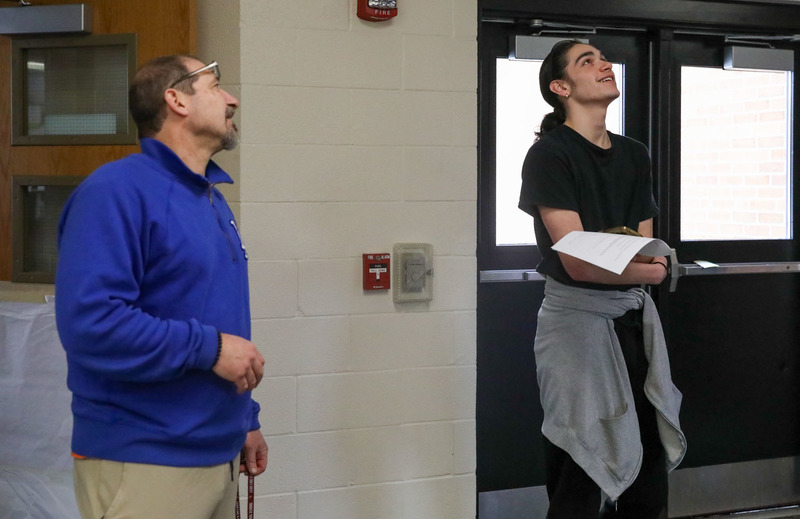 high school physics class