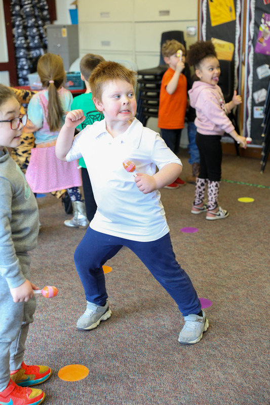 egg maracas in music class