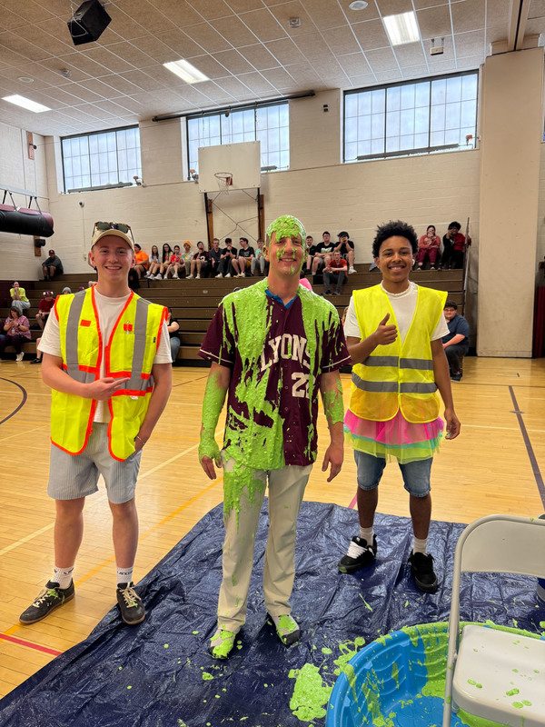 mr. young with students