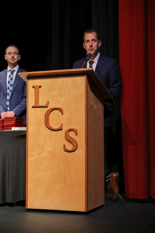 Mr. Young awards assembly