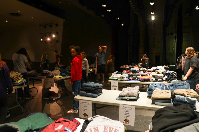 clothing pop up shop