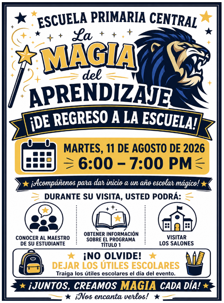 Back to School Night